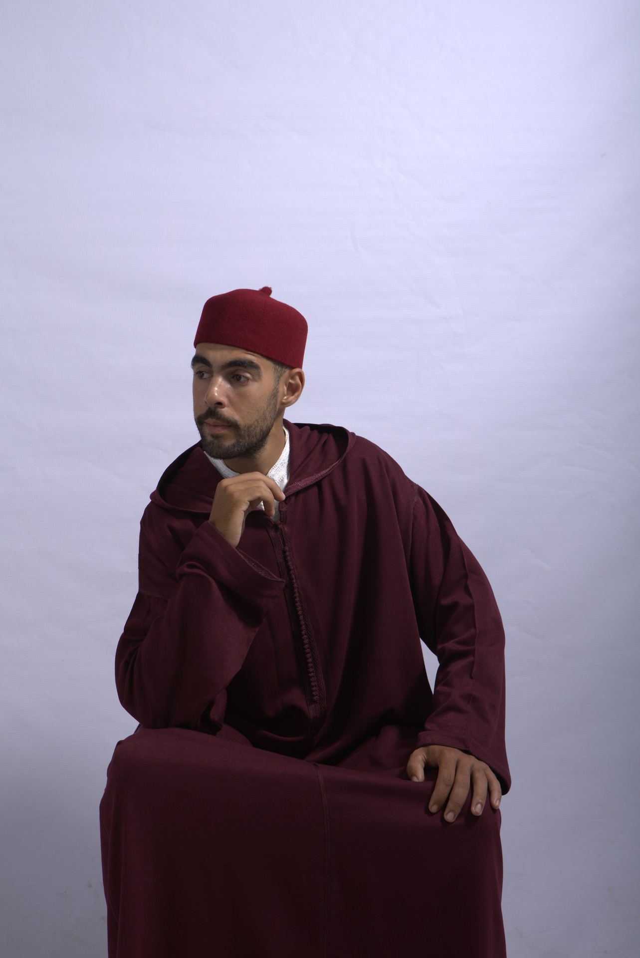 Jellaba Bordeaux HM 2