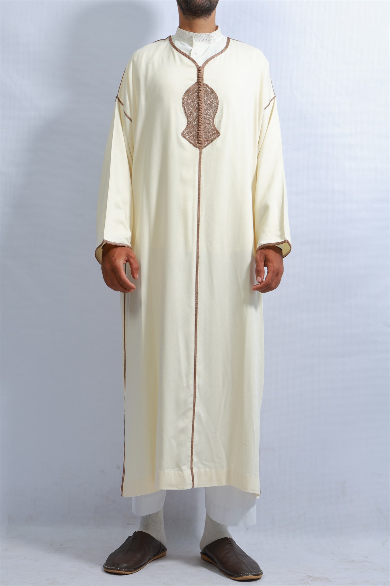 Brown Qaftan